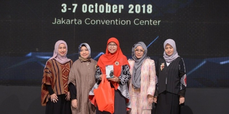 IPBM menghadirkan karya memukau di panggung IMFW 2018 (Photo by Agung Hadiawan)