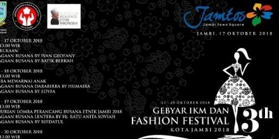 Gebyar IKM dan Fashion Festival Kota Jambi 2018