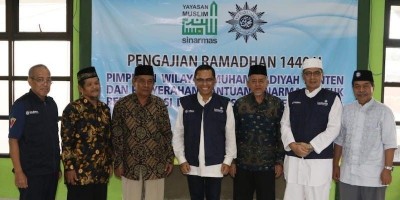 Yayasan Muslim Sinar Mas Bantu Rekonstuksi Rumah Ibadah dan Sekolah Banten