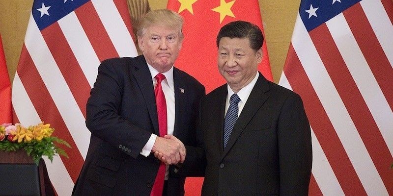 Presiden Donald Trump dan Presiden Xi Jinping