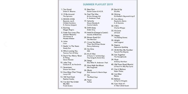 Playlist Obama/Twitter