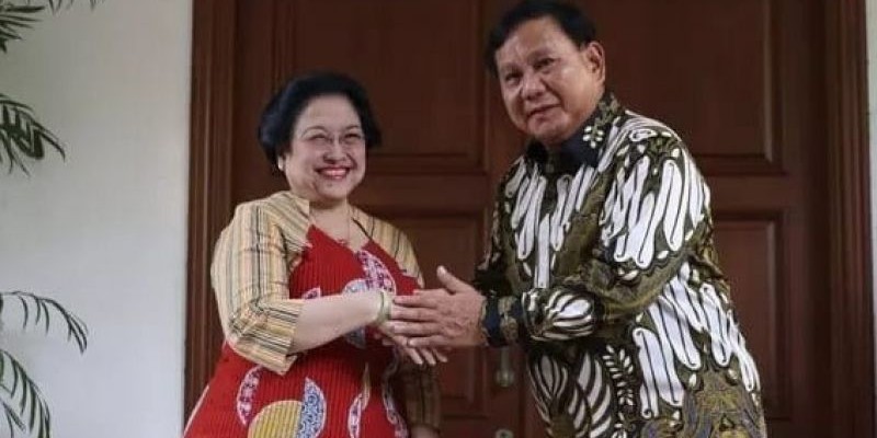 Prabowo Subianto bersama Megawati Soekarno Putri/Net