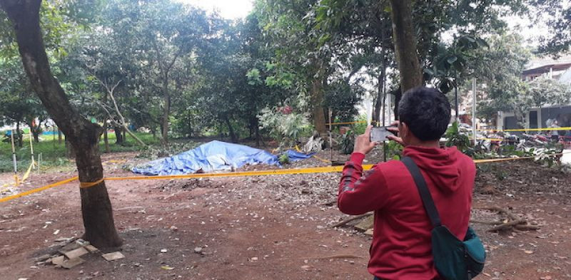 Tanah terpapar radiasi di Serpong/RMOL

