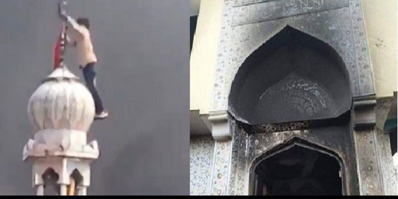 Masjid di Ashok Nagar dibakar/Net