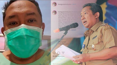 Memohon Doa, Wakil Walikota Bandung Umumkan Dirinya Positif Covid-19