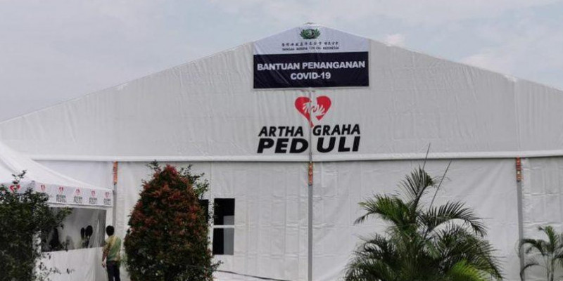 Rumah sakit lapangan Artha Graha/Net

