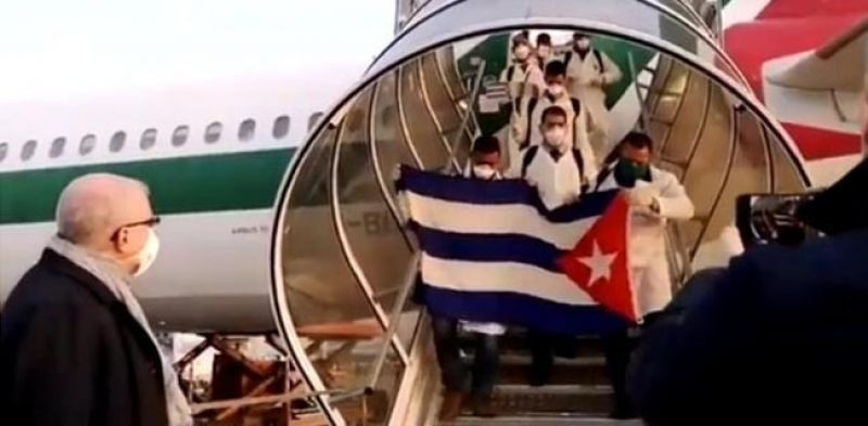 Tenaga medis dari Kuba tiba di Italia/Ist