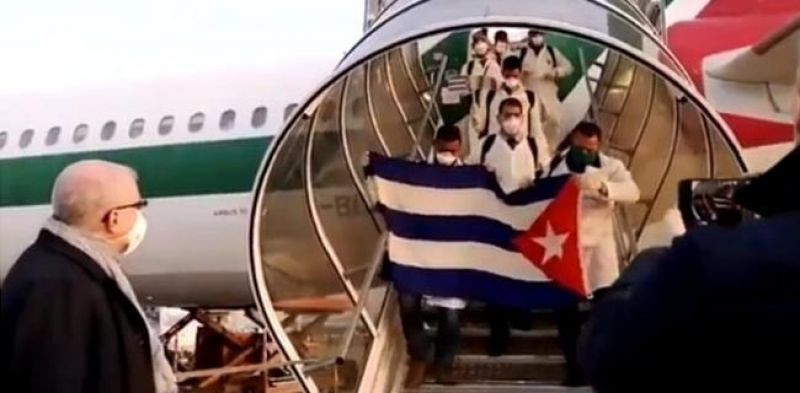 Tenaga medis dari Kuba tiba di Italia/Ist