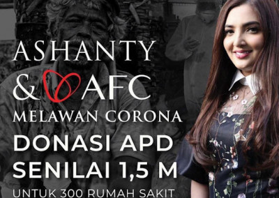 Ashanty Donasi APD Dari Jepang, Bisa Dipakai Berulang