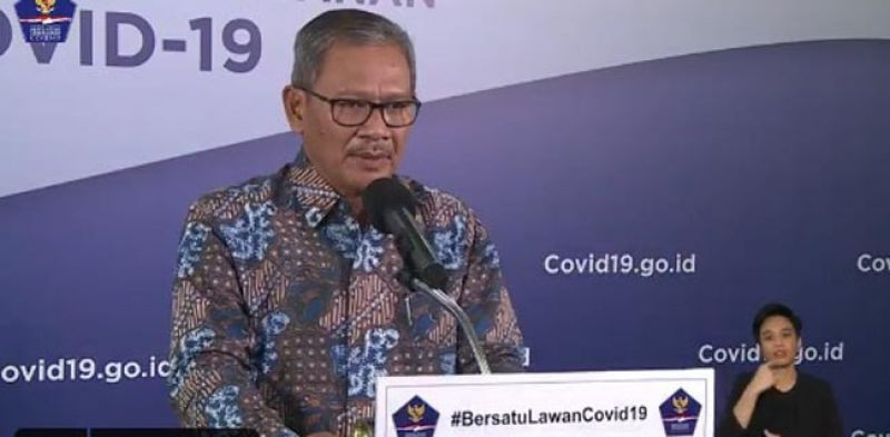 Jubir Penanganan Covid-19, Achmad Yurianto/Repro