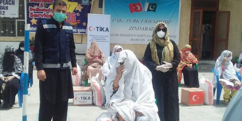 Pakistan menerima bantuan paket makanan dari pemerintah Turki /Net