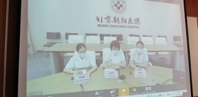 Webinar perawat China dan Indonesia yang difasilitasi KBRI Beijing/Net
