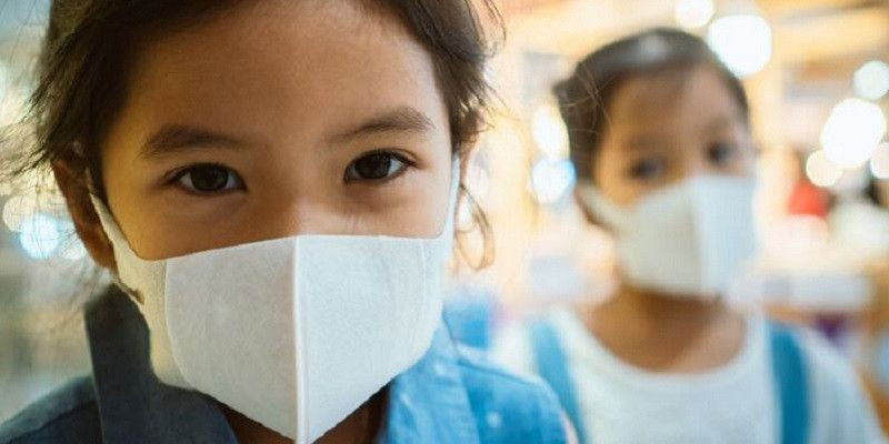 Penggunaan masker kain pada anak akan membantu meminimalir potensi penularan virus corona yang menyebar melalui tetesan atau partikel kecil/Net