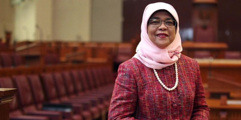 Presiden Singapura Halimah Jacob mengucapkan selamat Idul Fitri/Net