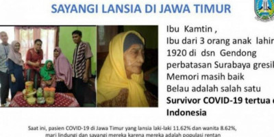 Kisah Nenek Kamtin, Berusia 100 Tahun Sembuh dari Covid-19