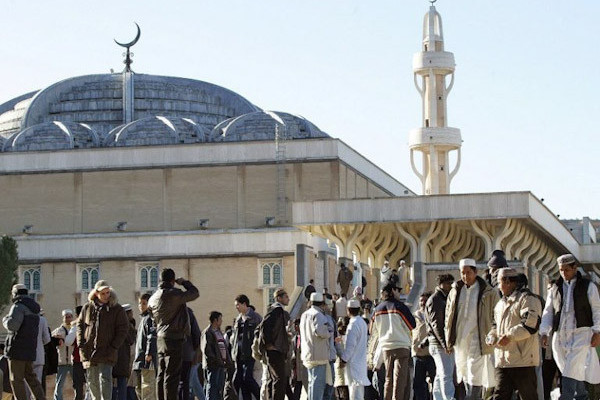 Suasana masjid agung Roma/Net