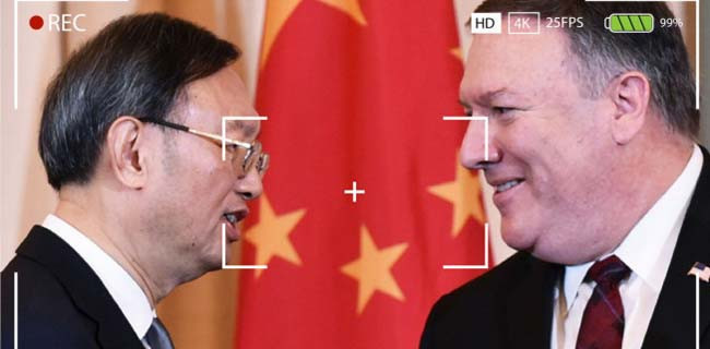 Wakil PM Tiongkok, Liu He, bertemu dengan Menlu AS Mike Pompeo/Disway