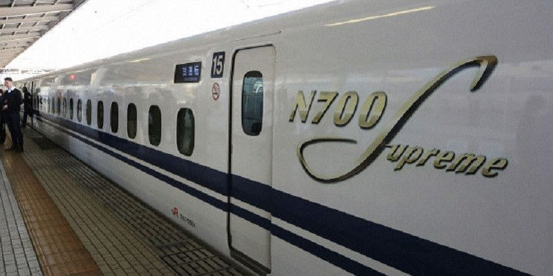 Kereta shinkansen N700S terbaru Jepang yang bisa melaju di tengah gempa bumi/Net