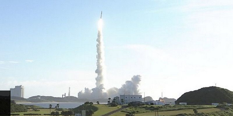 Peluncuran Roket H2-A yang membawa misi penyelidikan Hope milik Uni Emirat Arab di Tanegashima, Jepang/BBC