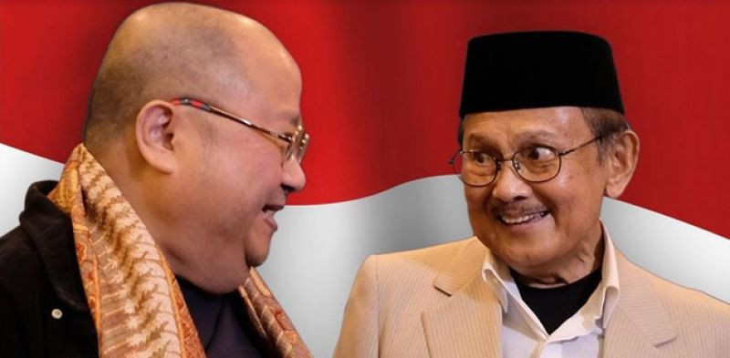 Ilustrasi Jaya Suprana dan BJ Habibie/Net