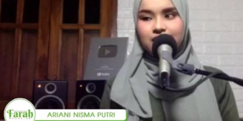 Penyanyi Putri Ariani dalam Farah ZoomTalk/Farah