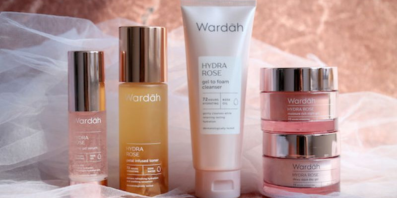 Wardah Hydra Rose Series hadir dengan lima Rangkaian produk/ F