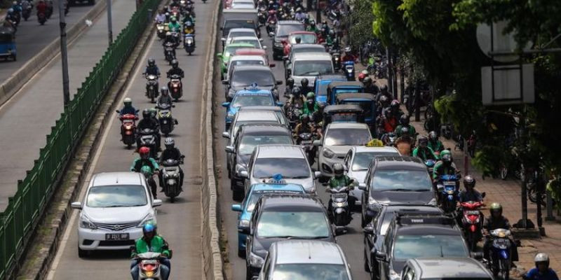 Ilustrasi kondisi lalu lintas Jakarta/ Net