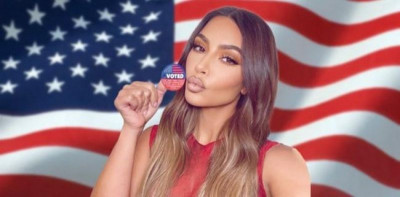 Fans Menggoda Kim Kardashian: Anda Pilih Joe Biden, Donald Trump, Atau Kanye West?
