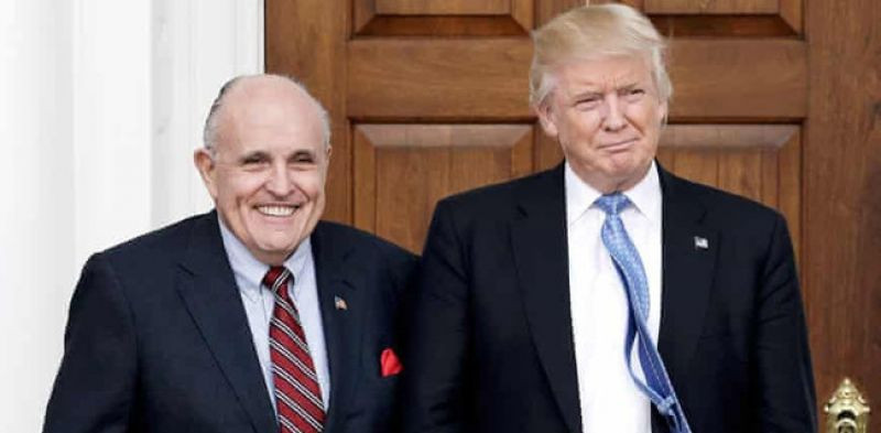 Rudy Giuliani dan Donald Trump/Repro