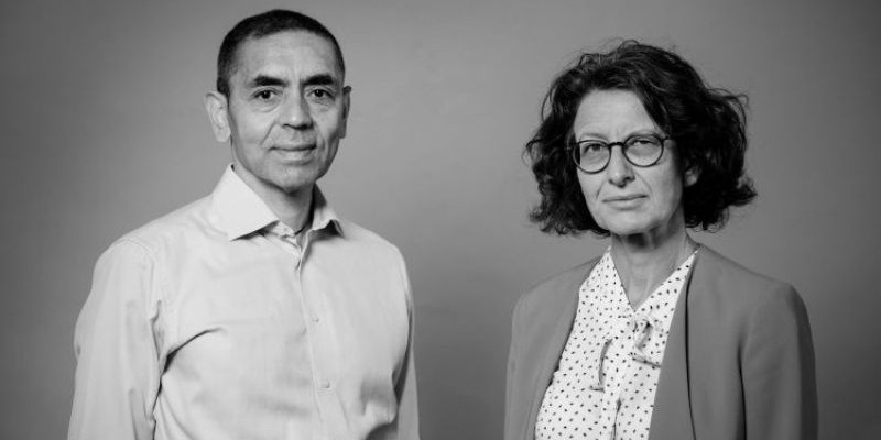 Pasangan ilmuwan yang juga suami istri, Profesor Ugur Sahin bersama istrinya, dr Ozlem Tureci/ Foto: The New York Times