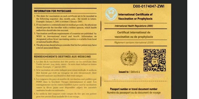 Ilustrasi sertifikat vaksin Covid-19/Disway