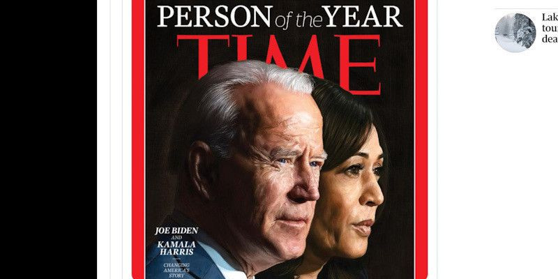 Joe Biden dan Kamala Harris menjadi Person Of The Year versi Time Magazine/Net 