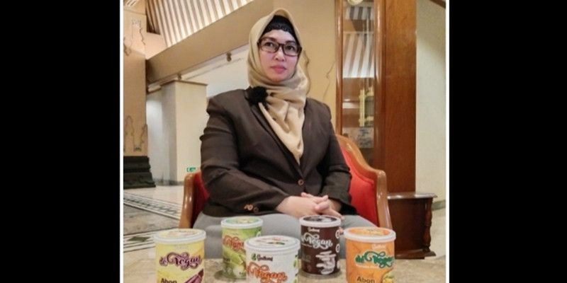 Ayu Prameswari, pengusaha makanan olahan abon vegetarian asal Solo/Net