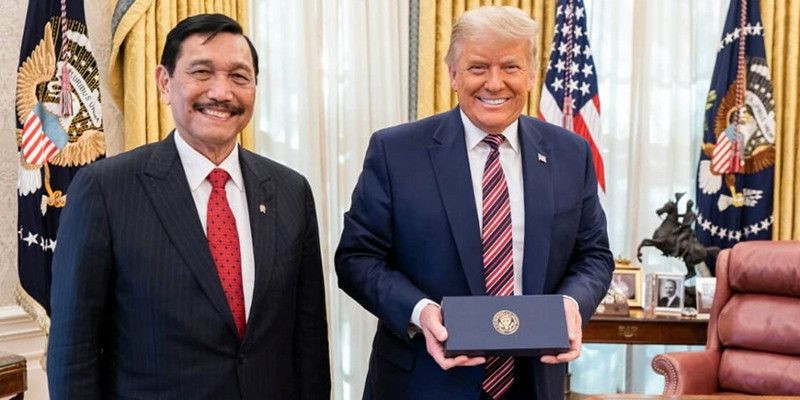 Luhut Binsar Pandjaitan dan Donald Trump/Ist