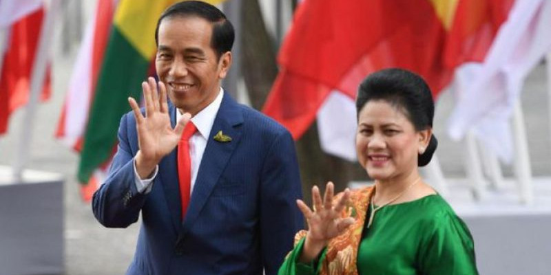 Presiden Joko Widodo dan Ibu Iriana/ Net