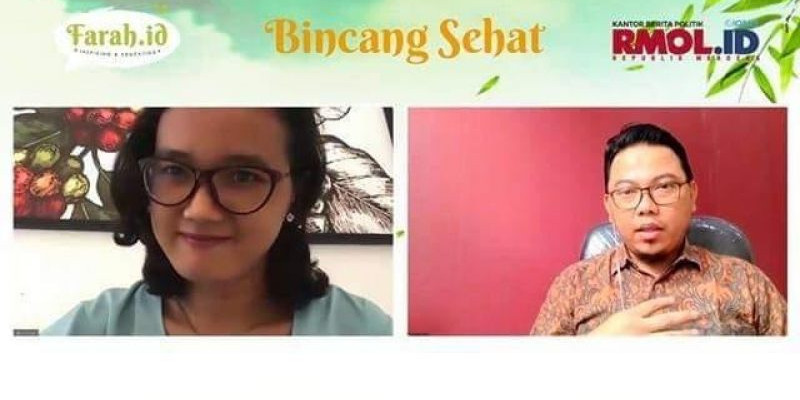 dr. Mahesa Paranadipa, MMH, Ketua Masyarakat Hukum Kesehatan Indonesia dalam Bincang Sehat yang digelar RMOL.id, Jumat (26/02/2021)/ FARAH