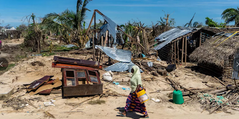 Suasana di pengungsian Mozambik/ Net