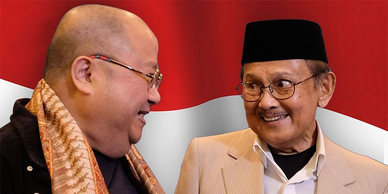 Jaya Suprana dan Presiden ketiga RI B.J. Habibie/Net