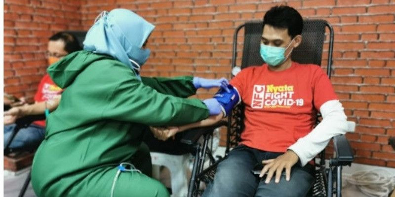Proses donor plasma konvalesen di Surabaya/Disway