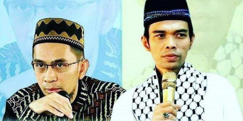 Ustaz Adi Hidayat dan Ustaz Abdul Somad/ Net