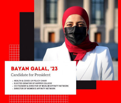 Bayan Galal: Mengukir Sejarah Sebagai Ketua Organisasi Pelajar Muslim Pertama di Yale University 