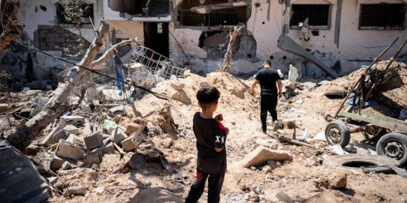 Serangan Israel ke Jalur Gaza menyisakan luka mendalam pada anak-anak, terutama luka psikologis/Net