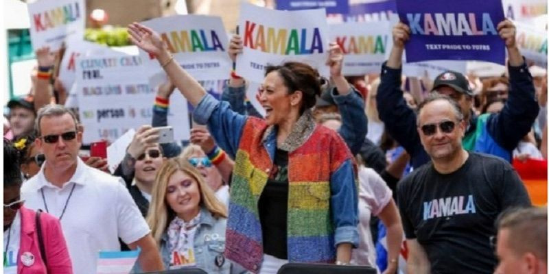 Kamala Harris hadiri di pawai Pride di Washington DC/Disway