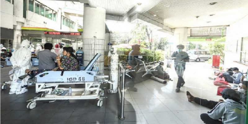 Foto pasien yang harus dirawat di RSD Dr Soetomo, Minggu (27/6)/Disway
