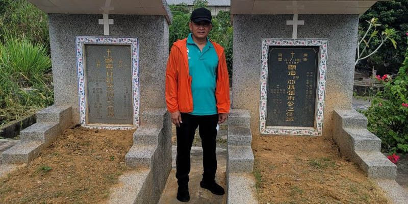 Kapolda Sumsel, Irjen Pol Eko Indra Heri, berziarah ke makam Akidi Tio/Ist