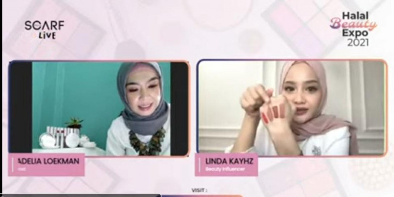 Adelia Loekman dan Linda Kayhz saat mengisi talkshow 