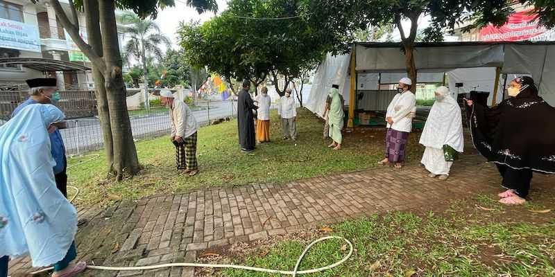 Kondisi di Tenda masjid At Tabayyun/Net