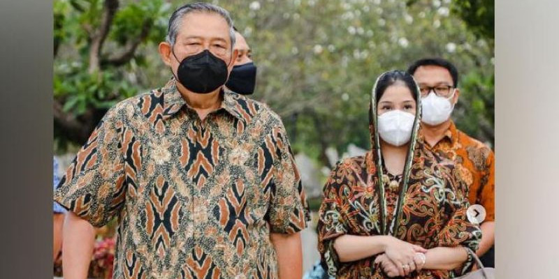 Annisa Pohan mengunggah foto bersama ayah mertua, Susilo Bambang Yudhoyono seraya memohon kesembuhan untuk beliau/Foto: Instagram@annisayudhoyono