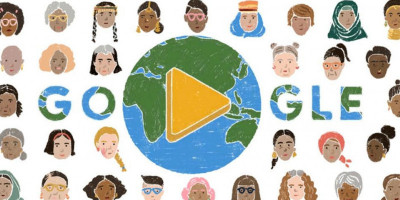 Berbagai Ilustrasi  Wajah Perempuan Tampil di Doodle Google Hari Ini