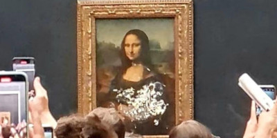 Ketika Si Cantik Mona Lisa Lagi-Lagi Jadi Korban Vandalisme